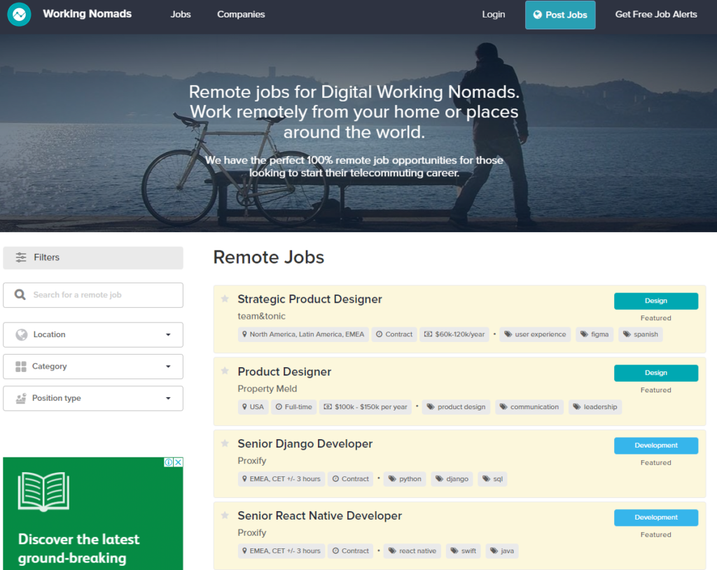 working nomads freelance site